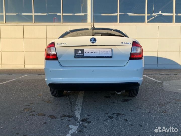 Skoda Rapid 1.6 МТ, 2018, 72 110 км