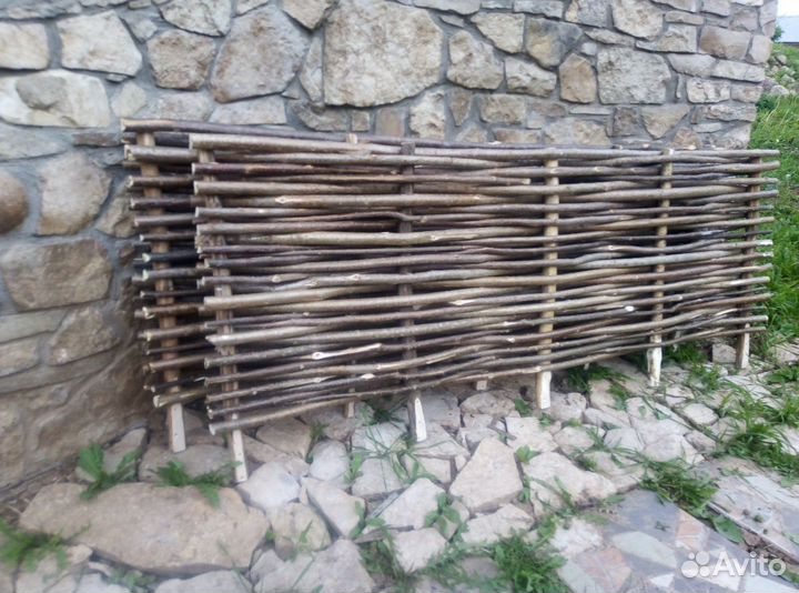 Забор,плетень, плетеный забор, плетеные щиты