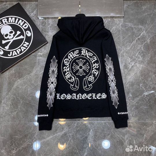 Chrome hearts zip hoodie