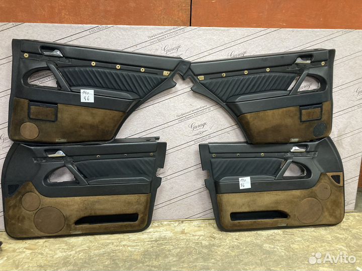 Дверные карты Mercedes w140