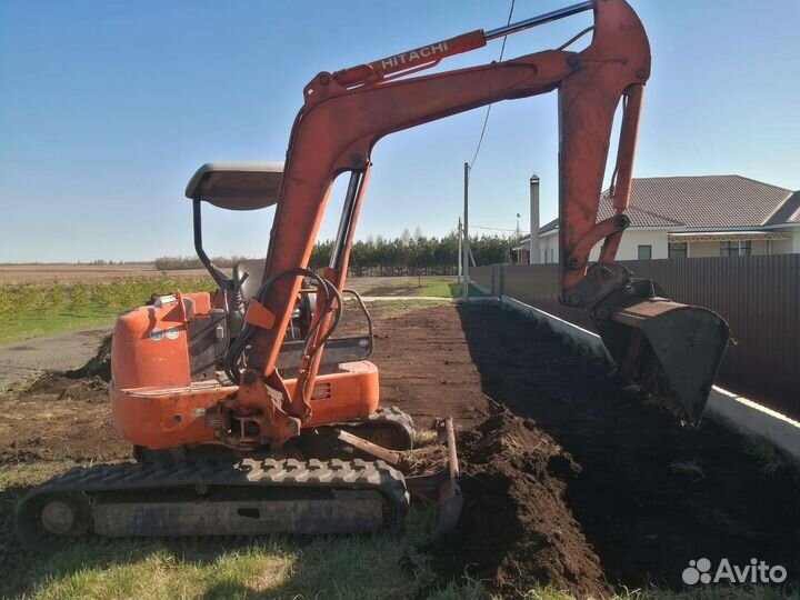 Услуги мини экскаватора, ямобур, винтовые сваи