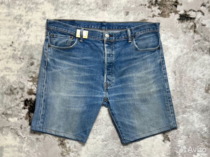 Джинсовые шорты Levis 501 W36 оригинал