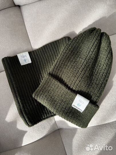 Комплект шапка и снуд 48-52