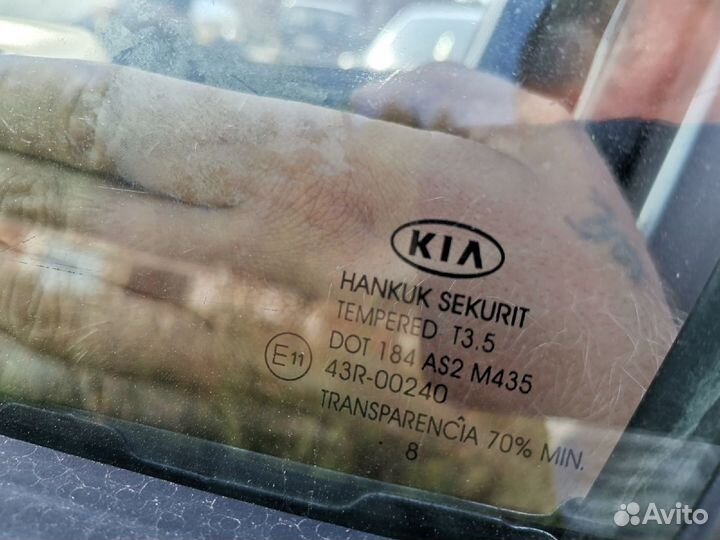 Стекло передней левой двери kia ceed 1 ed 2008