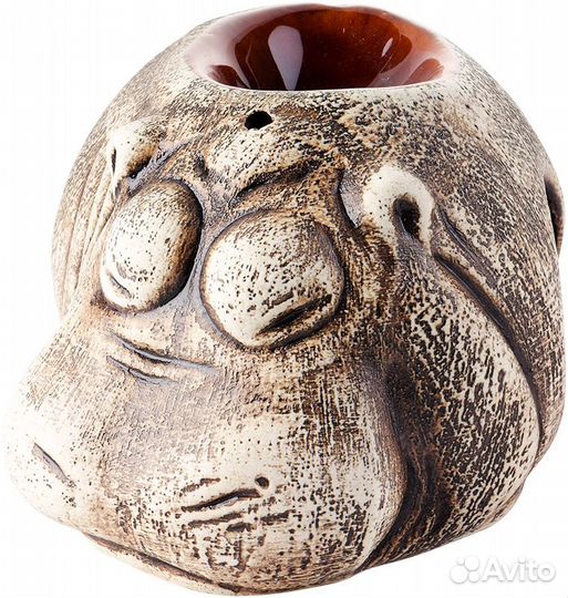 Статуэтка Бегемот Шликерная аромалампа 9 см RU*020