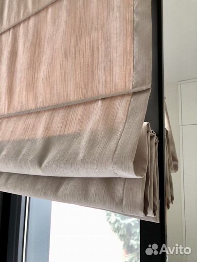 Римская штора из сатина