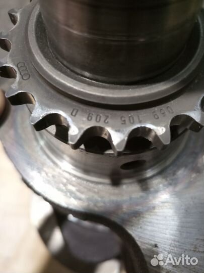 Коленвал audi A6 2.4 ARJ