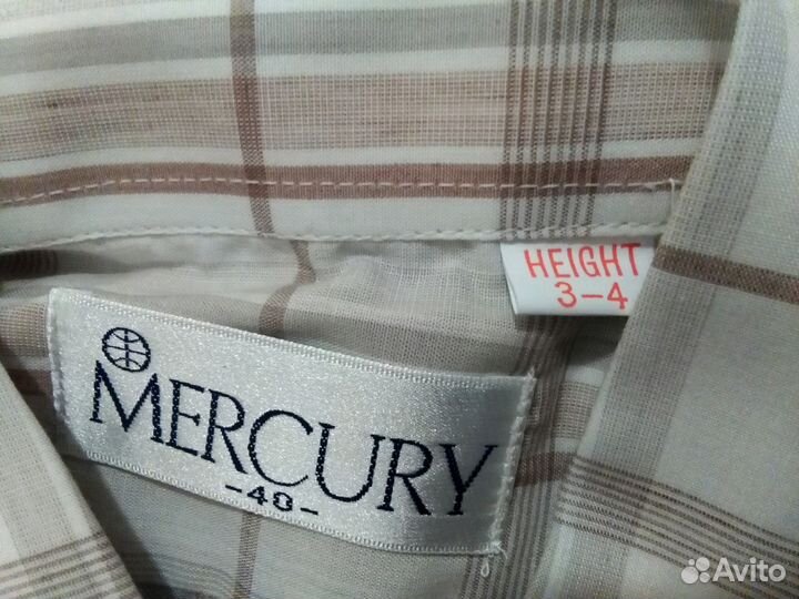 Сорочка (рубашка) времен СССР. Mercury. Нова