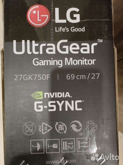 Монитор LG UltraGear 27GN750-b
