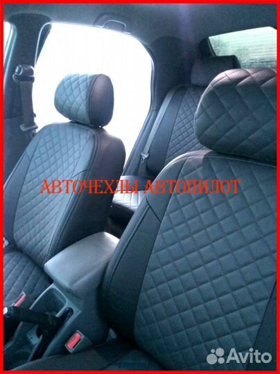 Чехлы Автопилот Chevrolet Aveo T250 из экокожи