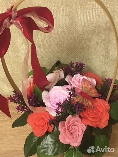 Букетики из мыла