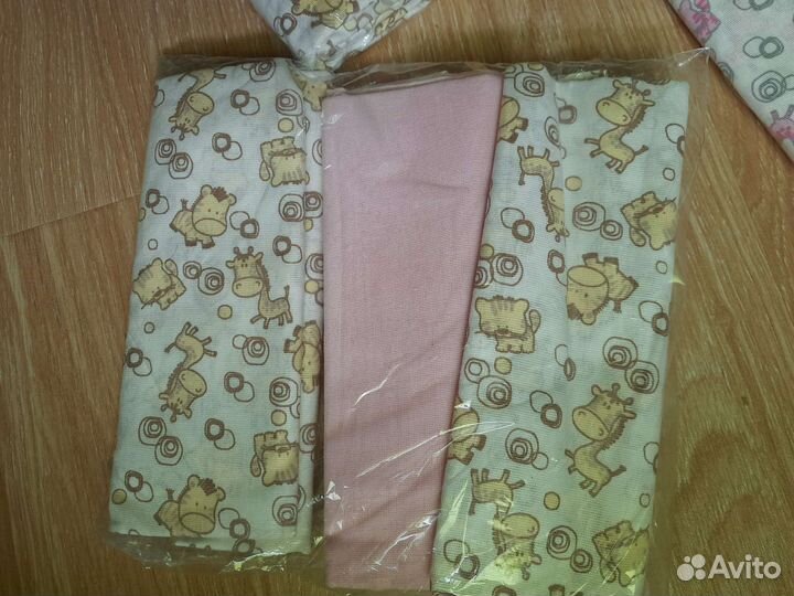 Комплект новых пелёнок 3шт