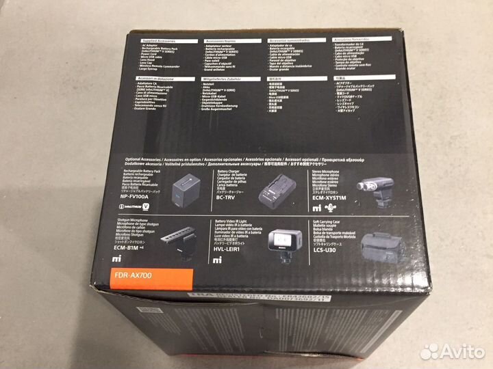 Sony FDR-AX700 Новые-Гарантия