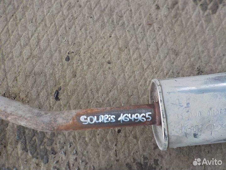 Резонатор hyundai solaris