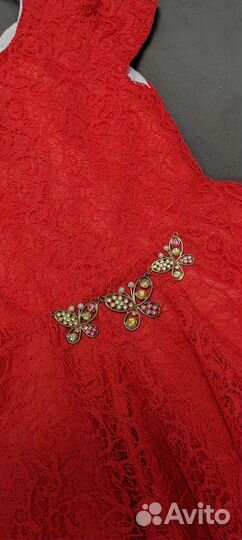 Нарядное платье для девочки 134 140