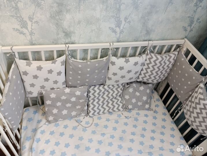 Бортики в детскую кроватку