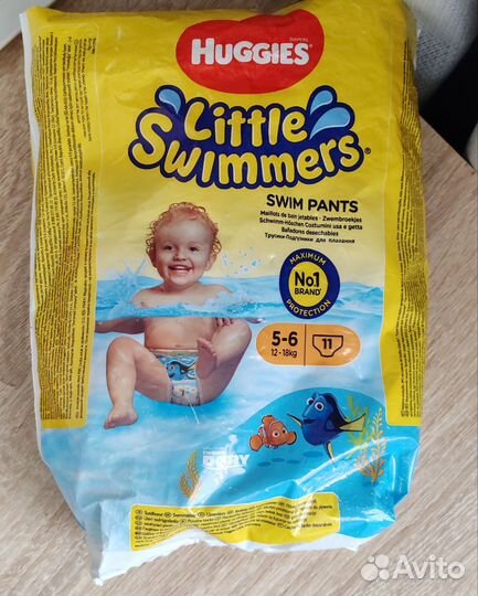 Трусики для плавания 5-6 (12-18кг.)