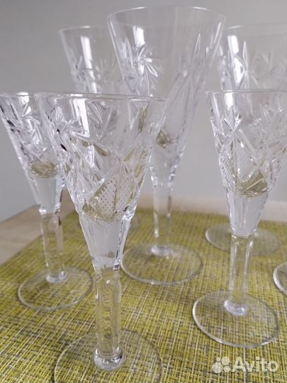 Фужеры хрустальные СССР