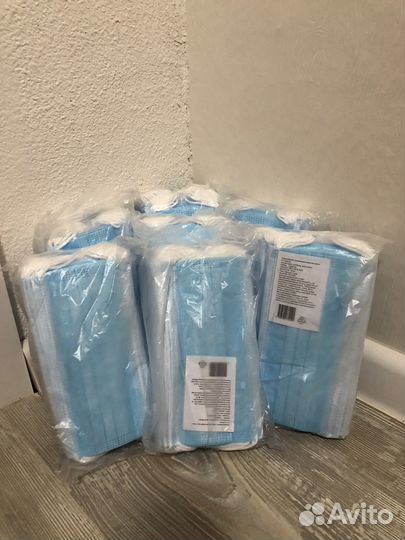 Маски одноразовые