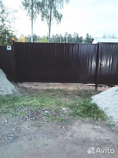 Откатные ворота под ключ с установкой