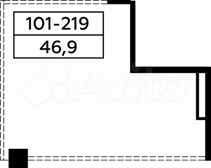 Аренда, торговое помещение площадью 89 кв.м