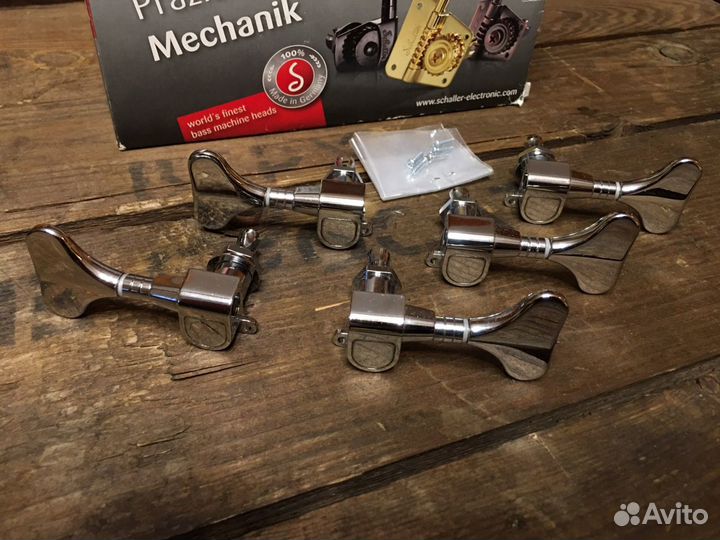 Колки для бас-гитары Schaller M4 3L/2R
