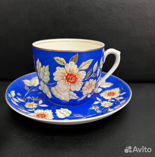 Чайная Пара Песочное Фарфор 1954