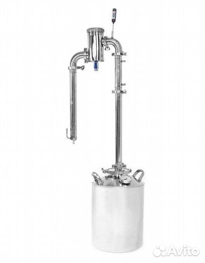 Аппарат для перегонки калонного типа с кастрюлей