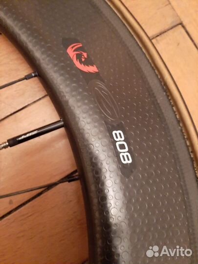Колеса zipp 808 +диск гоночный вилсет ориг. трубки