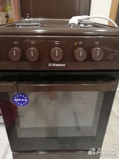 Плита газовая комбинированная, духовка электро