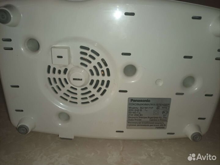 Соковыжималка блендер Panasonic MJ-w171p