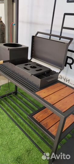 Мангал с местом для тандыра