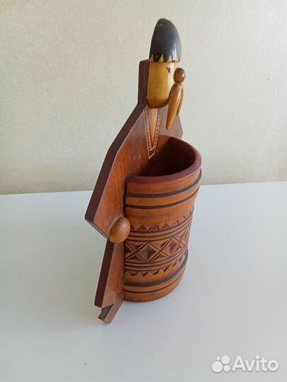 Фигура из дерева настенная