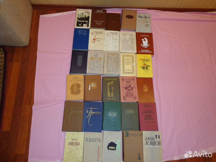 Собрания сочинений и книги из домашней библиотеки