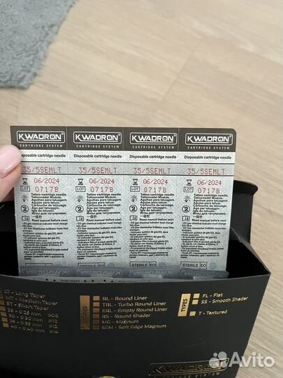 Картриджи Kwadron для тату-машинки