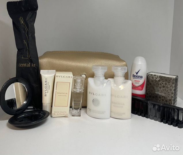 Bvlgari дорожный набор женский