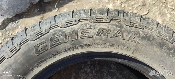 General Tire Grabber AT3 235/65 R17 и 235/65 R55 108T