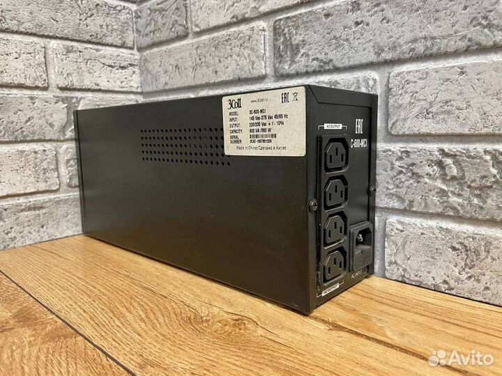 Интерактивный ибп 3Cott 3C-600-MCI