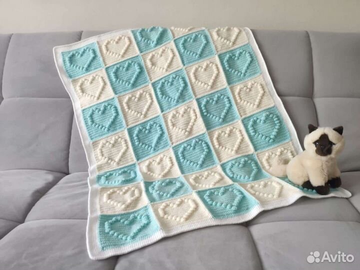 Плед ручной работы