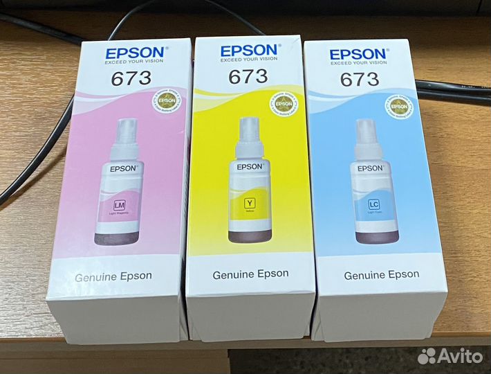 Чернила для Epson L 805 оригинальные