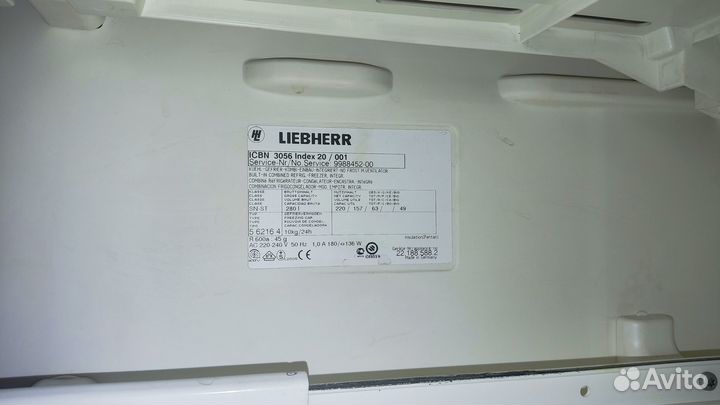 Встраиваемый холодильник liebherr icbn 3056