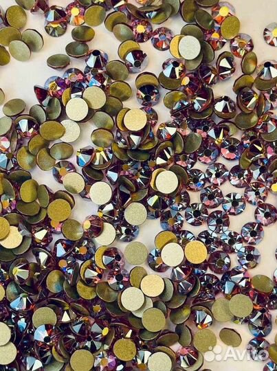 Стразы стеклянные CrystalClear topaz упаковка 1440