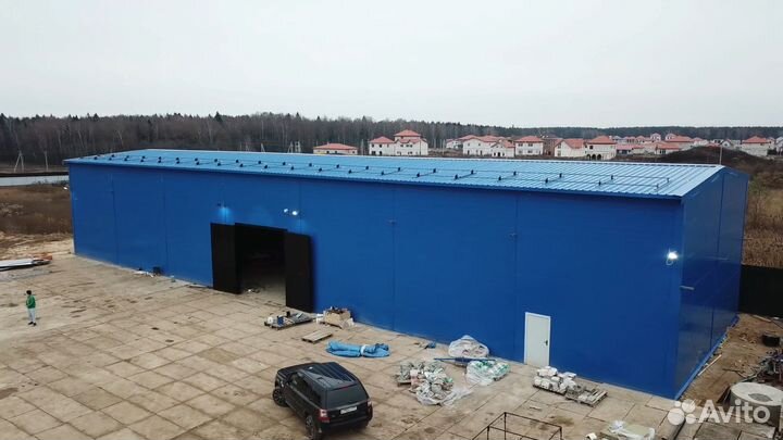 Ангар под ключ / Быстровозводимый ангар