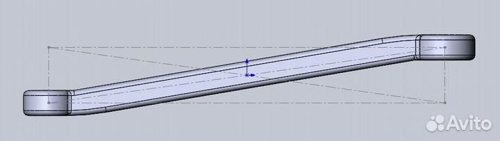 Тяга управления вихревой заслонки Volvo