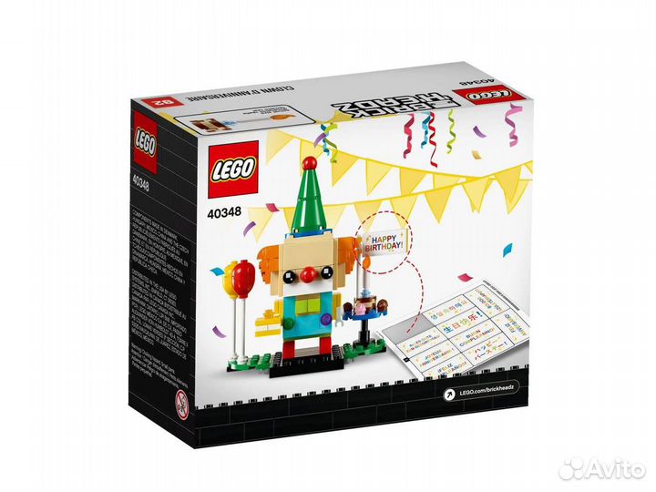Lego Brickheadz 40348 Birthday Clown