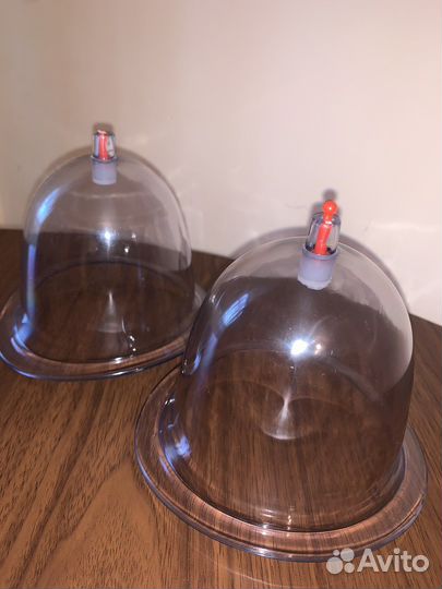 Вакуумная банка большая, пластик, 10 см