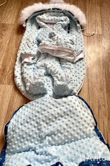 Конверт на выписку зимний