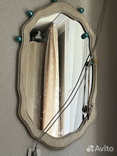 Зеркало старинное винтажное