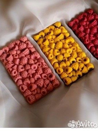 Шоколадная плитка малинка