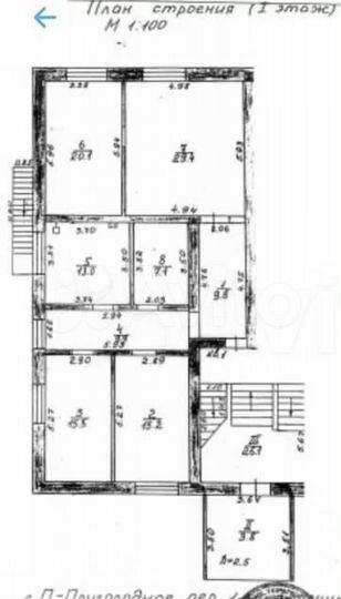 4-к. квартира, 120 м², 2/2 эт.